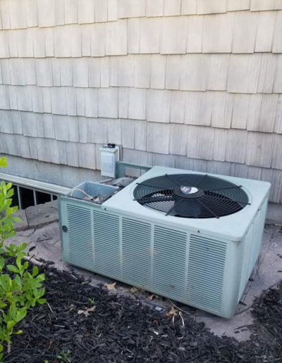 AC unit installed by Carroll Heating & Cooling